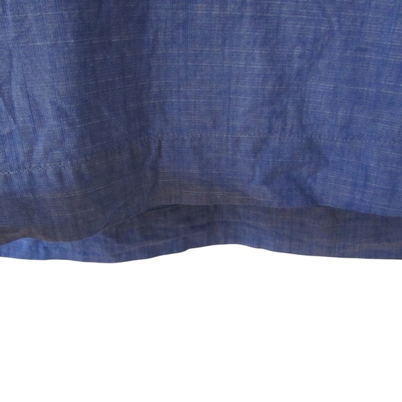 Lilly Pulitzer Amelia Island Flounce Sleeve Tunic Top XS Blue Preppy Nautical - Picture 6 of 10